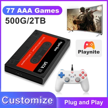 500 G/2T Playnite Sistem Prenosni Zunanji Igra Trdi Disk z AAA Igre za PS4/PS3/PS2/XBOX/WiiU/N64/DC/PSP za Laptop/PC