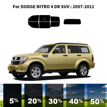 Precut nanoceramics avto UV Okno Odtenek Komplet Avtomobilsko Okno Film Za DODGE NITRO 4 DR SUV 2007-2011