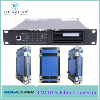 Vroče Prodaje Novastar CVT10-S Optični Pretvornik Video Procesor Z Letom Ohišje Za LED Digitalni Zaslon