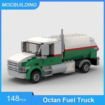 MOC gradniki Octan Gorivo Tovornjak Model DIY Zbrati Opeke Mesto Prevoz Izobraževalne Ustvarjalne Igrače Otroci Darila 148PCS