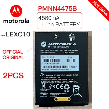 Original Motorola LEXC10 walkie-talkie baterija za ponovno Polnjenje 4560mAh za LEX C10 PMNN4475B PA33GAB013A Z9867 3,7 V debele batteria