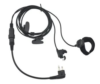 M Vtič 2-žično PRO Uho vibracije w/kabel nadzor in MIKROFON za Motorola GP300 GP88 GP88S GP3688 P040 CP140 GP3188/HYT TC-500