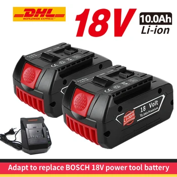 100% Prvotne 18V 10.0 Litij-Ionska Baterija za Bosch 10000mah Rezervno električno Orodje Prenosni Nadomestni Znak