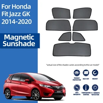 Za Honda Jazz GK Fit 2014-2020 Magnetna Avto Dežnik Ščit Prednje Vetrobransko steklo Zavese Zadaj Strani Baby Seat Okno Sonce Odtenek Vizir