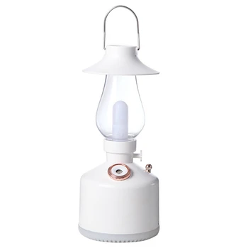 Retro Kamp Svetilka Brezžični Zraka Vlažilnik Luči USB Polnilne Nočne Luči Megle Maker, Home LED Kampiranje