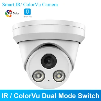 Vilylin 4K Hikvision Združljiv IP Kamero PoE IR ColorVu Dvojno Svetlobo 8MP vgrajeni Mikrofon Nadzor Video IDC Security Protection