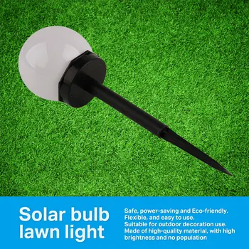 LED Vodoodporni Solarni Krog Žarnice-Oblikovan Tla-Vstavljanje Skupnosti Lučka Dekorativne Luči Villa Vrt Dvorišče, na Prostem, Vrtne Svetilke
