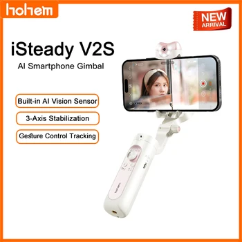 Hohem iSteady V2S Selfie Palico Gimbal Telefon za Pametne telefone Xiaomi Redmi Huawei iPhone Samsung AI Ročni Stabilizator