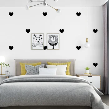 Skandinavski slog ozadje v sodobni preproste geometrije ljubezen oblikovan dnevna soba, spalnica TV ozadju stene neto rdeče ozadje