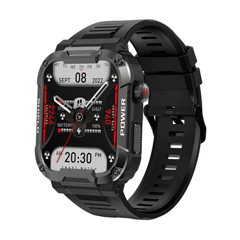 MK66 Pametno Gledati Moške IP68 5ATM Nepremočljiva Prostem Šport Fitnes Tracker Health Monitor Smartwatch za Android IOS