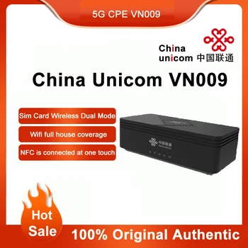 2023 Novo Odklenjena China Unicom Vn009 5G Wifi6 CPE 4G Lte Sim Kartica Wireless Dual Mode NSA/SA Wi-Fi Usmerjevalnik 6 5 G Sim Usmerjevalnik Cpe