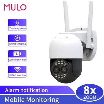 Mulo 5MP 3MP Prostem Wifi Kamera Brezžična Wifi Surveil Fotoaparat Dom In Vrt, Digital Zoom PTZ IP Kamere, Avdio CCTV Nadzor