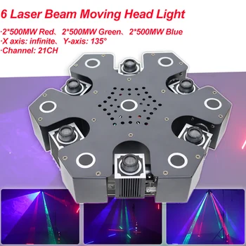 YUER Laserski Žarek Svetlobe Počitnice Razsvetljavo RGB 3D DMX DJ Oprema Disco Božič Poroko Laserski Projektor Za Stranke, Kažejo,