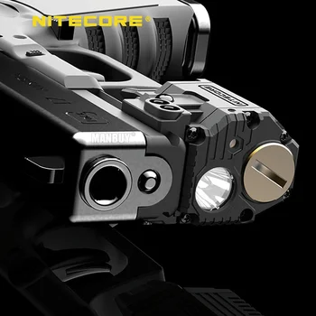 2023 Nitecore NPL10 300Lms CREE XP-G2 S3 LED Waepon Svetlobe Univerzalno Subcompact Rdeči Laser Pištolo Svetlobe CR2 Taktično Flashligh