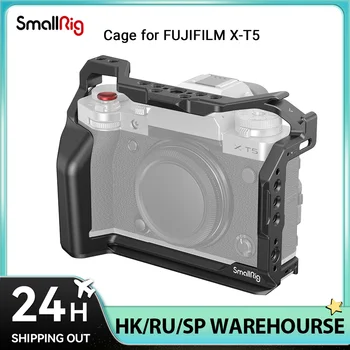 SmallRig X-T5 Fotoaparat Kletko za FUJIFILM, Aluminija Fotoaparat Ploščad za Fujifilm XT5 Vgrajen NATO Tirnice Hitro Spustite Ploščo za Arca
