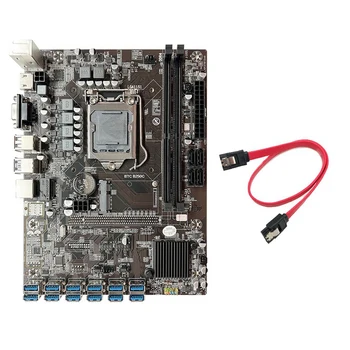 B250C BTC Rudarstvo Matično ploščo+SATA Kabel 12XPCIE, Da USB3.0 GPU Režo LGA1151 DDR4 Za BTC Rudar