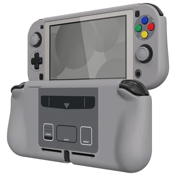 PlayVital ZealProtect Ergonomska Zaščitna torbica za Nintendo Stikalo Lite W/Screen Protector - SFC Klasično platformna ddi EU Slog