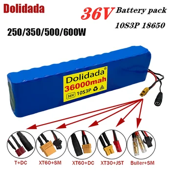 Batterie Polnilna Litij-10S3P 36V 36ah 18650, 600W, prelijemo velo, Skuter, véhicule électrique avec BMS