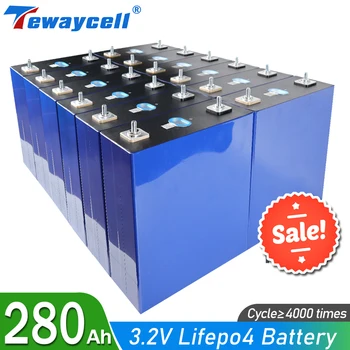 16pcs 280Ah 3.2 V Lifepo4 baterije Litij Železo Fosfat Baterija za Moč Sončnih Celic, Električnih Avtomobilov Lifepo4 Baterije