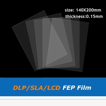 140*200mm 5.5 palčni SLA DLP Svetlobe Sušenja UV FEP Film Stanja Z 0,15 mm Debelina za ANYCUBIC Foton Duplicator 3D Tiskalnik Deli