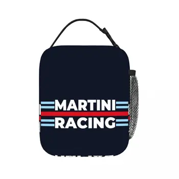 Martini Racing Izolirana Kosilo Vrečke Resuable Piknik Torbe Toplotne Hladilnik Kosilo Polje Kosilo Tote za Žensko Delo Otrok Šola