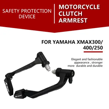 za YAMAHA XMAX300 XMAX400 XMAX250 Motocikel CNC Handguard Zavore, Sklopka Vzvod Zaščitnik Roko Stražar Pribor z XMAX Logotip