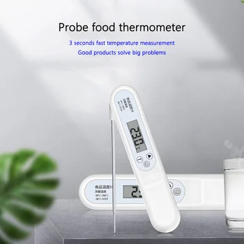 Visoka Natančnost Zložljiva Sonda Tip Hrane Termometer Multi-angle Merjenja Temperature Kuhinja Peko Tekoče/Trdno/Soba Uporablja