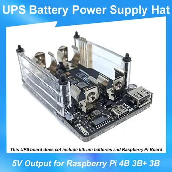 Raspberry Pi UPS Baterija Napajanje Širitev Odbor Baterije Merjenja Moči MAX17040G Čip 5V Izhod za Raspberry Pi 4B 3B+ 3B