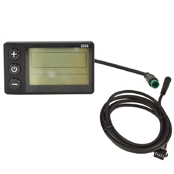 S866 Električno Kolo LCD-Zaslon Električni Skuter Zaslonu Merilnika Nadzorna Plošča Z Nepremočljiva Plug In Nepremočljiva Line