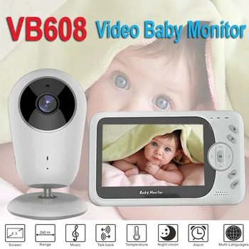 4.3 palčni Brezžični Video Baby Monitor Varuško prenosna Otroška Varuška IR LED Nočno Vizijo interkom Nadzora Varnostne Kamere VB608
