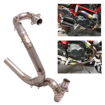 Plamenice Za Ducati Scrambler Polno Throttie 2015-2020 Motornega Kolesa, Izpušni Sistem Povezati Original Glušnika Titanove Zlitine