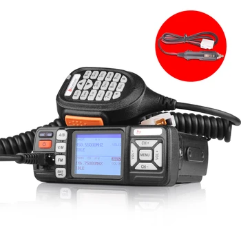 Baojie BJ-318 Mini Mobilni walkie talkie 10km radijske postaje Dual Band VHF/UHF Mobilna Radijska Scrambler Sprejemnik, 10W ham radio