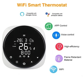 Tuya Smart Wifi Termostat Temperaturni Regulator za Vode Električne Talne Ogrevalne Vode Plinski Kotel Deluje z Alexa googlova Domača stran