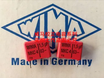2020 vroče prodaje 10pcs/20pcs nemški kondenzator WIMA MKC4 63V 1.5 UF 63V 155 1U5 STR: 15 mm Audio kondenzator brezplačna dostava