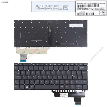 UK Novo Rplacement Prenosni računalnik Tipkovnica za HP EliteBook x360 830 G5/G6 Black Backlit (Le Fit X360 Serije) L40527-031 6037B0153103