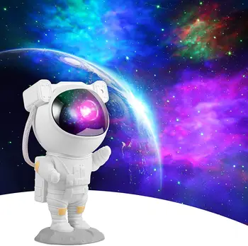 Novost Astronavt LED Nočna Lučka Galaxy Zvezdnato Star Projektor Lučka Otroci Spalnica Projekcija Lučka Doma Dekorativne Razsvetljave Darila