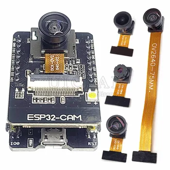 ESP32 CAM Modula Kamere Kit 2,4 GHz WiFi, Bluetooth, 8MB PSRAM OV2640 Modula Kamere 66 120 160 Stopinj 850nm Night Vision 2MP
