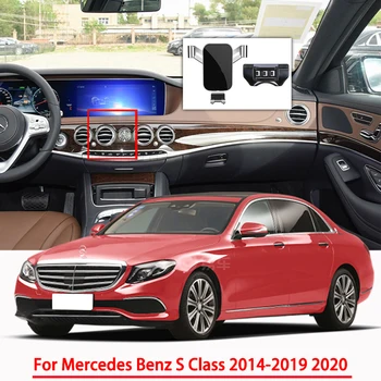 Avtomobilska dodatna Oprema Mobilni Telefon, Držalo za Mercedes Benz Razred S 2014-2018 2019 2020 Težo Navigacija Posebni Nosilec za GPS Podporo