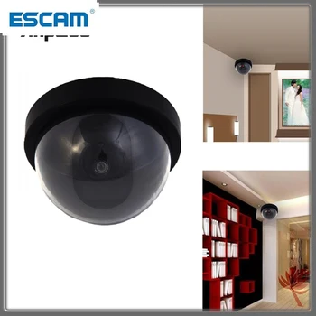 Ponaredek Lutke CCTV Kamera Z Utripajočo LED ESCAM 003 Za na Prostem ali v Zaprtih prostorih, ki Iščejo Realne Fack Kamera za Varnost