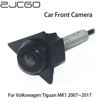 ZJCGO CCD HD Avto Pogled od Spredaj Parkirni LOGOTIP Fotoaparat Nepremočljiva Night Vision Pozitivno Podobo za Volkswagen VW Tiguan MK1 2007~2017