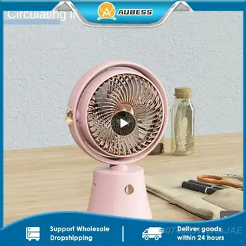1~10PCS Polnilna Office Desktop Mini Fan Fan 3 Hitrosti Prenosni Vrtljiv Ročni Ventilator Zunanji Usb Polnjenje Majhen Ventilator Poletje