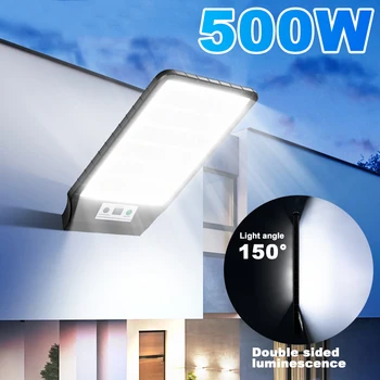 Novo 500W na Prostem Sončne Ulice Lučka LED Nepremočljiva Pasu Daljinski upravljalnik Domačem Dvorišču Pozornosti Človeško Zaznavanje Svetlosti
