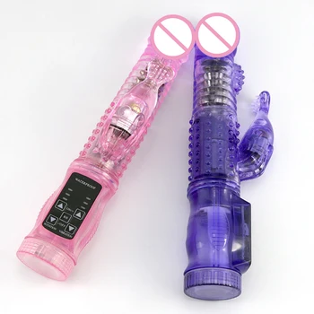 Ženski G Spot Vibratorji za Ženske Masturbator Električni Rotacijski Dildo Nastavek Klitoris Stimulator Massager Sex Igrača za Odrasle