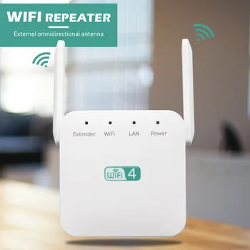 WiFi Extender Booster Podporo Repetitor/Router/AP Načinu 300Mbps 2,4 GHz WiFi Vmesnik Steno, Čep 2 Visok Dobiček Antene Širše Kritje