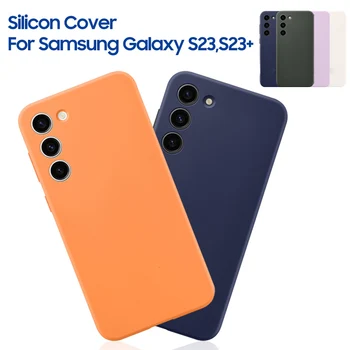Tekoče Silikonsko Ohišje Za Samsung Galaxy S23 S23+ S23 Plus S23 5G Mehko Shockproof Telefon Primere,