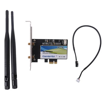 PCIE Kartico WiFi Adapter Bluetooth, združljiva Dual Band Brezžični Kartici Repetidor Adaptador za PC Desktop Wi-fi PCI - P9JB