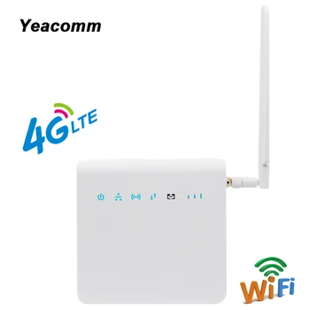 Odklenjena 300Mbps zaprtih LTE CPE 4G Mobilni WIFI Usmerjevalnik z Režo za Kartico Sim in LAN Vmesnik