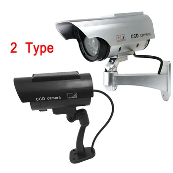 Zunanji Lažne Kamere Home Security Video Nadzor Lutke Kamere Cctv Kamere Videcam Mini Kamera Sončne Energije Imitacije Vroče Prodaje