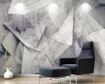 wellyu po Meri 3d ozadje Nordijska minimalistična povzetek skladu geometrije 3d freske marmorja TV ozadju stene papirjev doma dekor 3d