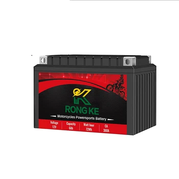 Baterija Motocikel YTX7A-BS Baterije 12 Volt 6Ah brez Vzdrževanja Nadomestna Baterija Za Skuter Motor